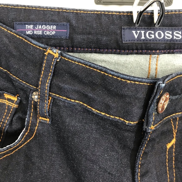 Vigoss jeans the jagger mid rise crop 28 - Picture 3 of 7